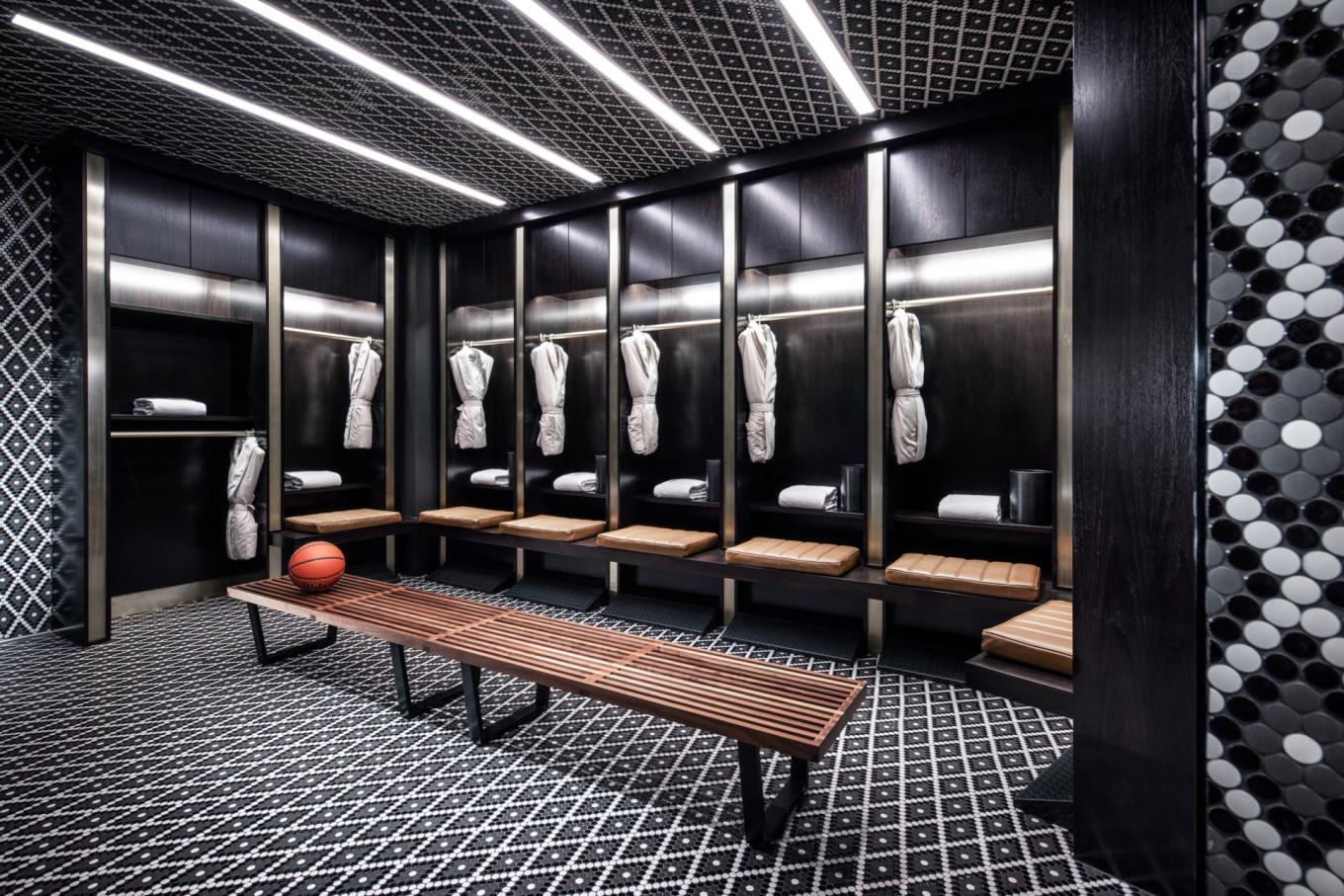 Hardwood Locker Room